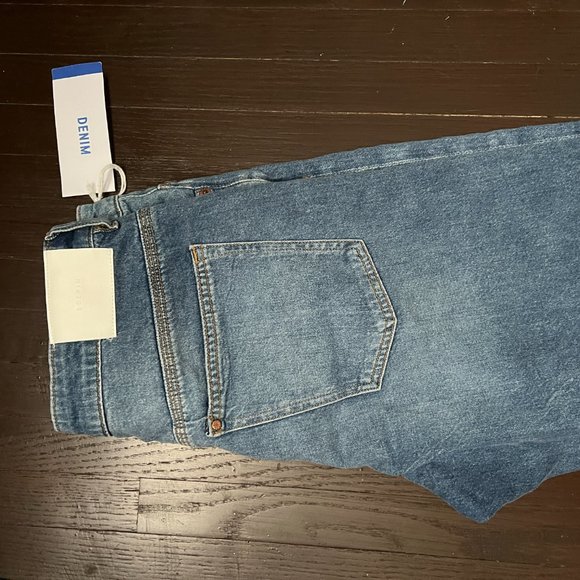 H&M Blue Regular Straight Fit Jeans (S) - Picture 5 of 8